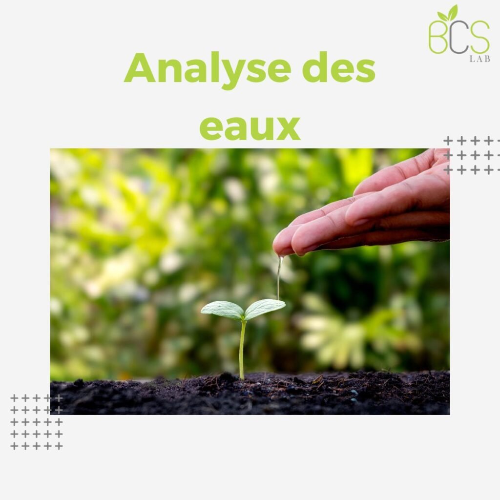 Analyse des eaux BCS LAB